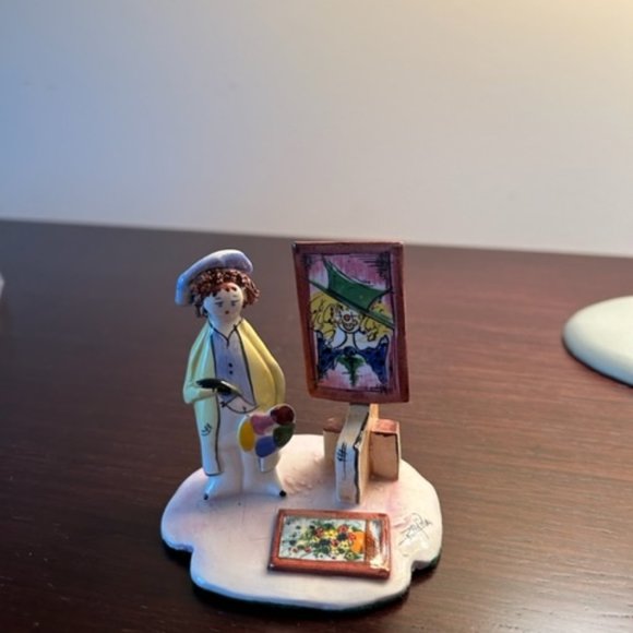 Lino Zampiva Italian Hand Crafted and Hand Painted Multicolored Artist Painter. - Picture 1 of 6